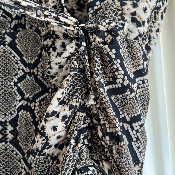 Twig - snake-skin looking pattern dress - size small - Picture 4 of 9